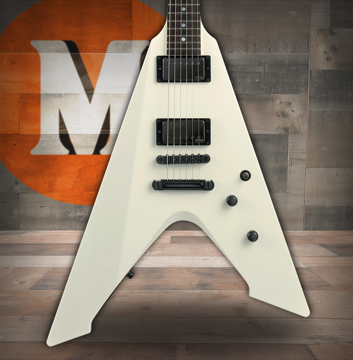 ESP James Hetfield Vulture - Olympic White (EVULTUREOW) | Musician Madness
