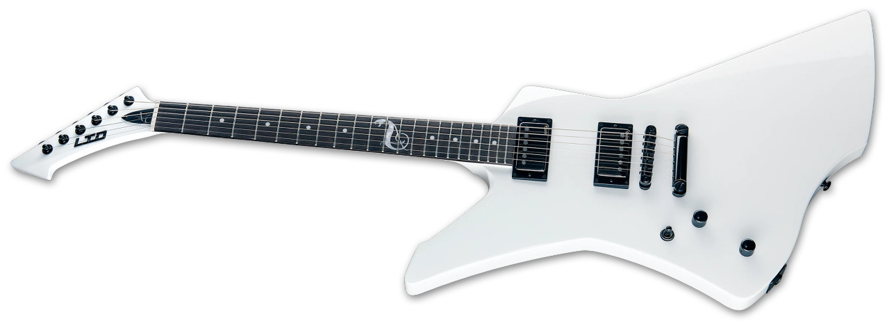 ESP LTD James Hetfield Snakebyte - Satin White LH (LSNAKEBYTESWLH) | Musician Madness