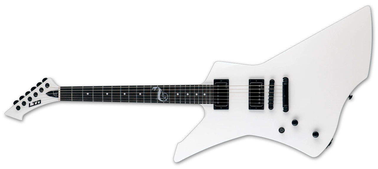 ESP LTD James Hetfield Snakebyte - Satin White LH (LSNAKEBYTESWLH)