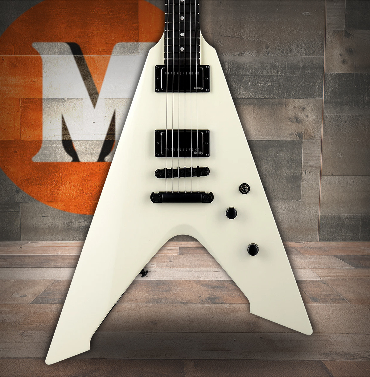 ESP LTD James Hetfield JH Vulture - Olympic White (LVULTUREOW) | Musician Madness