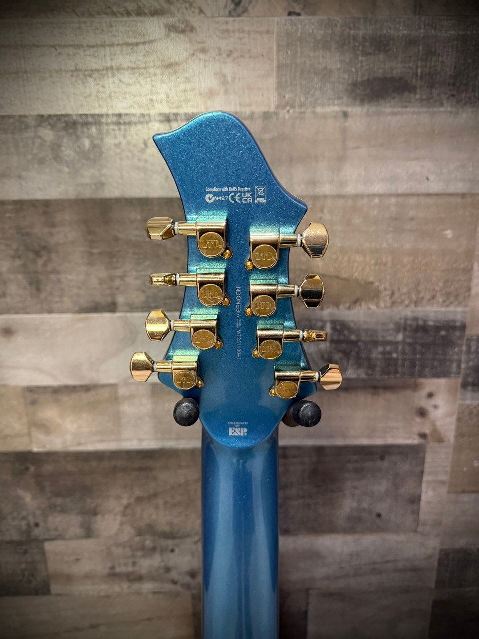 ESP LTD Javier Reyes JR-208 8 String Guitar - Pelham Blue (LJR208PB) | Musician Madness