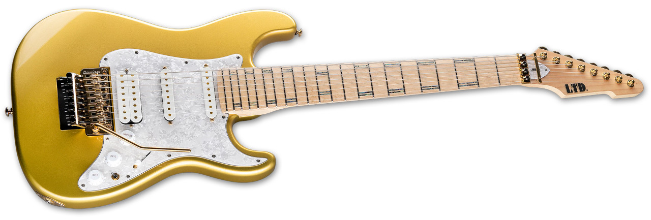 ESP LTD Javier Reyes JRV-8 - Metallic Gold (LJRV8MGO) | Musician Madness