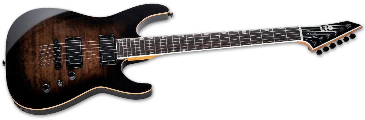ESP LTD Josh Middleton JM-II - Black Shadow Burst (LJMIIQMBLKSHB)