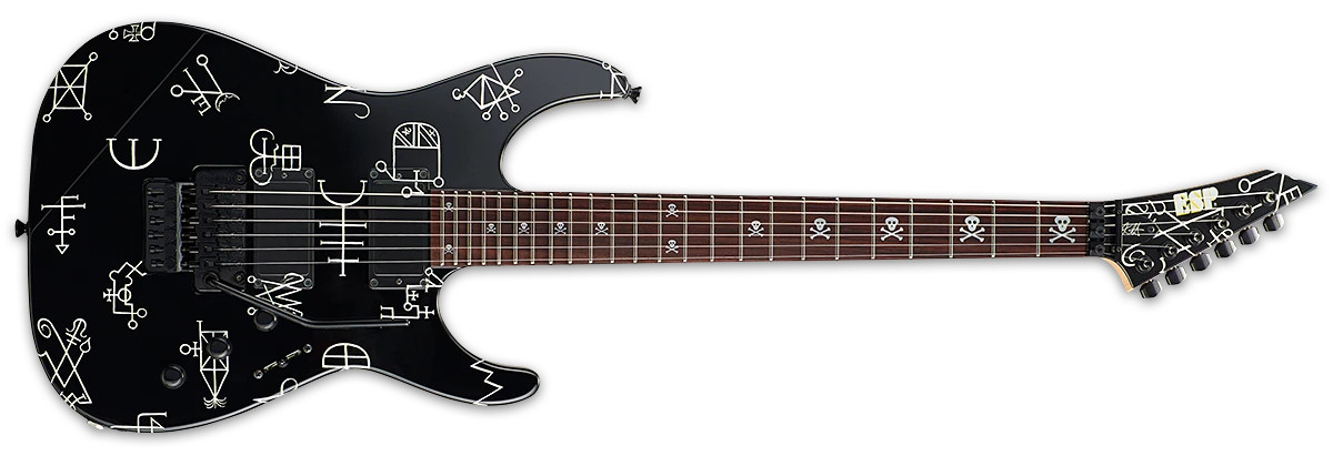 ESP Kirk Hammett Demonology - Black (EKHDEMON)