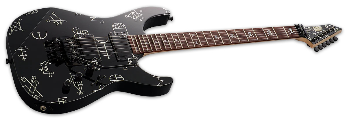 ESP Kirk Hammett Demonology - Black (EKHDEMON)