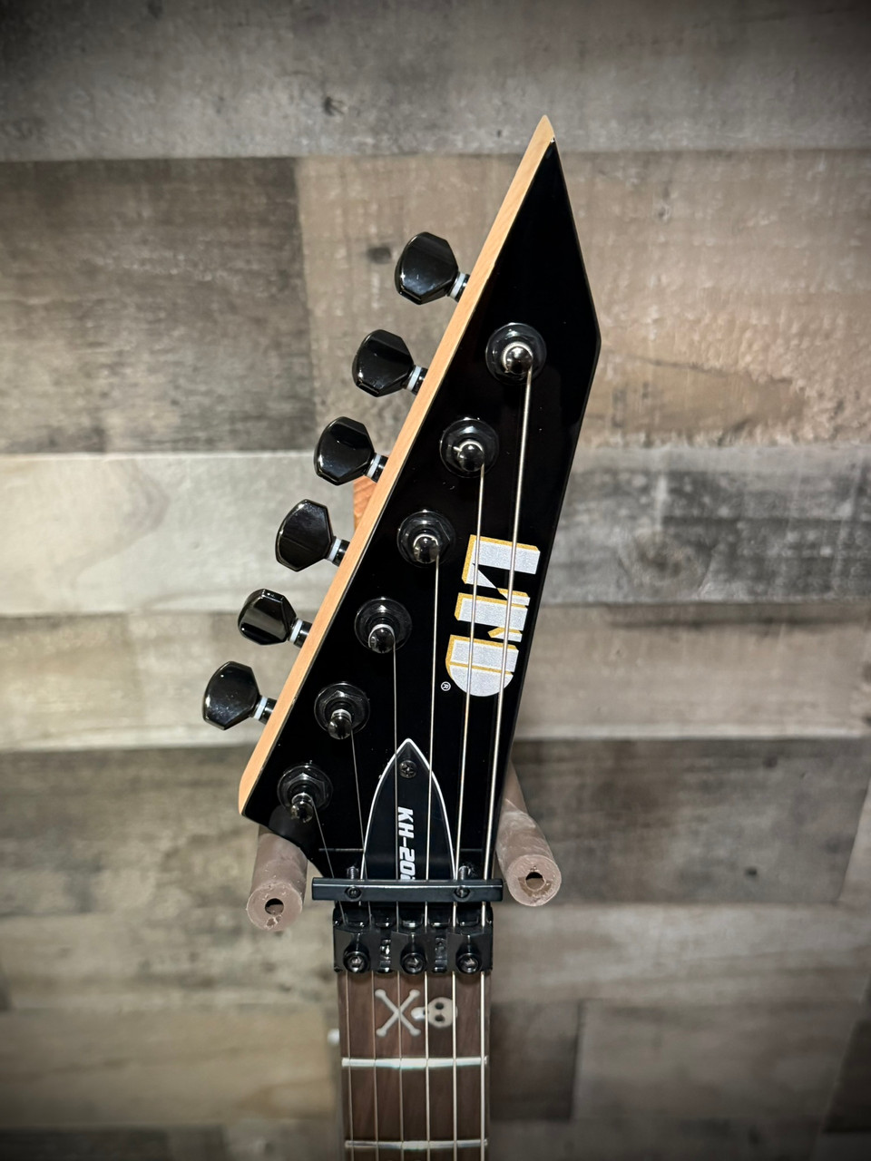 ESP LTD KH-202 Left Hand Electric Guitar - Black (LKH202LH)|Musician Madness