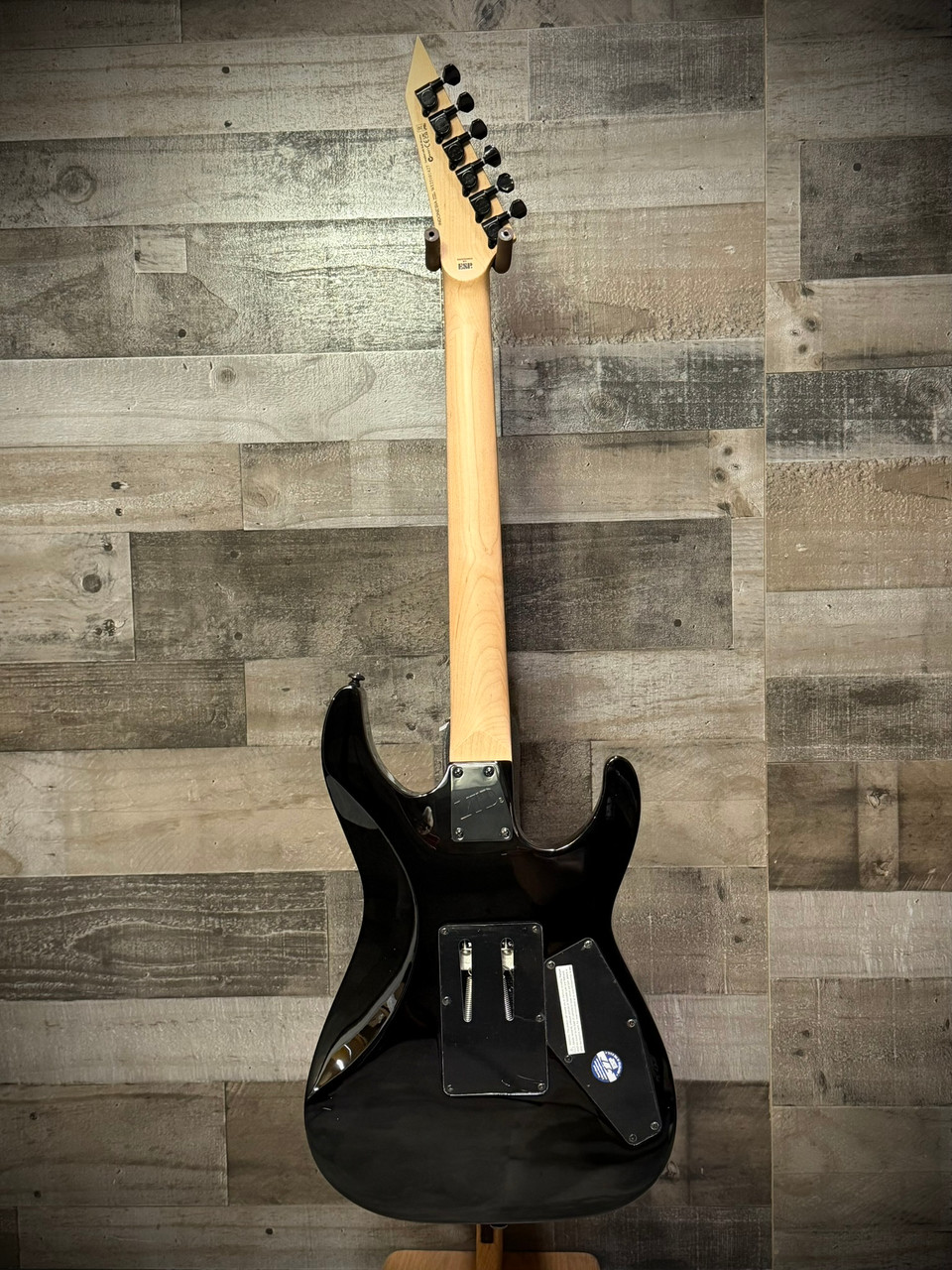 ESP LTD KH-202 Left Hand Electric Guitar - Black (LKH202LH)