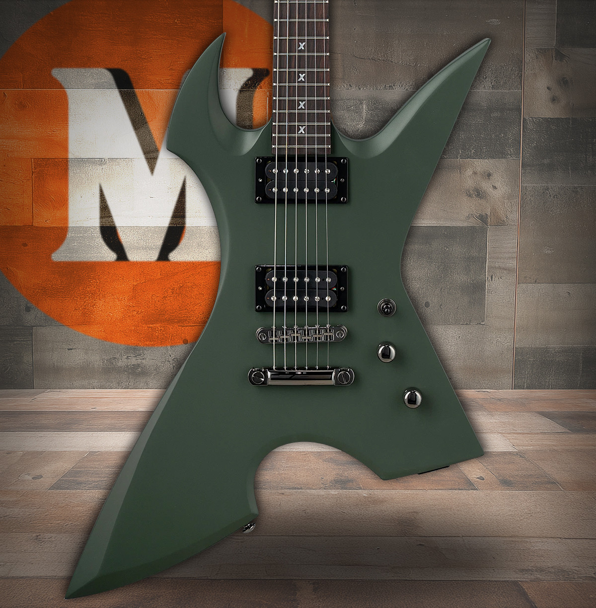 ESP LTD MAX-200 RPR - Military Green Satin (LMAX200RPRMGS)