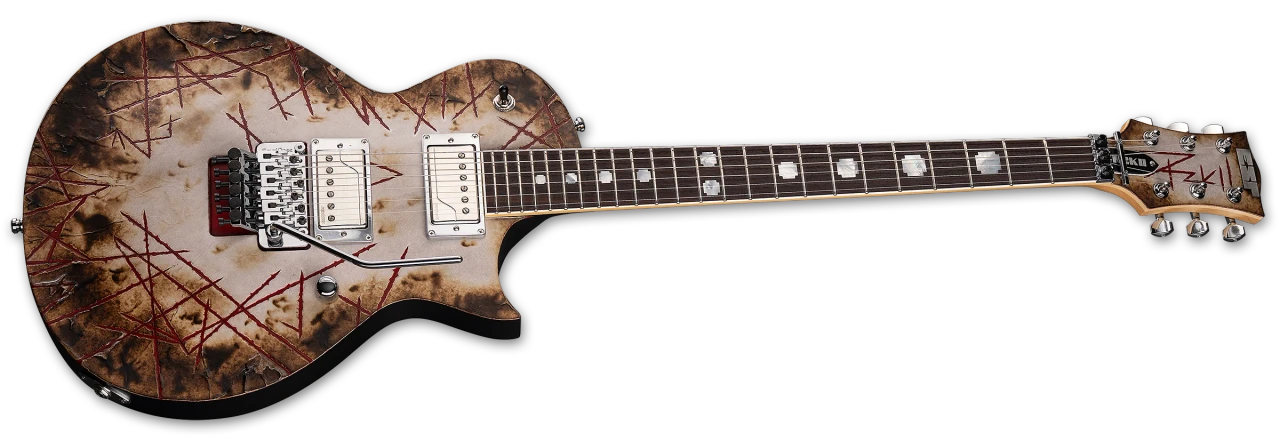 ESP RZK-II Richard ZK Electric Guitar - Burnt (ERZKIIF) | Musician Madness
