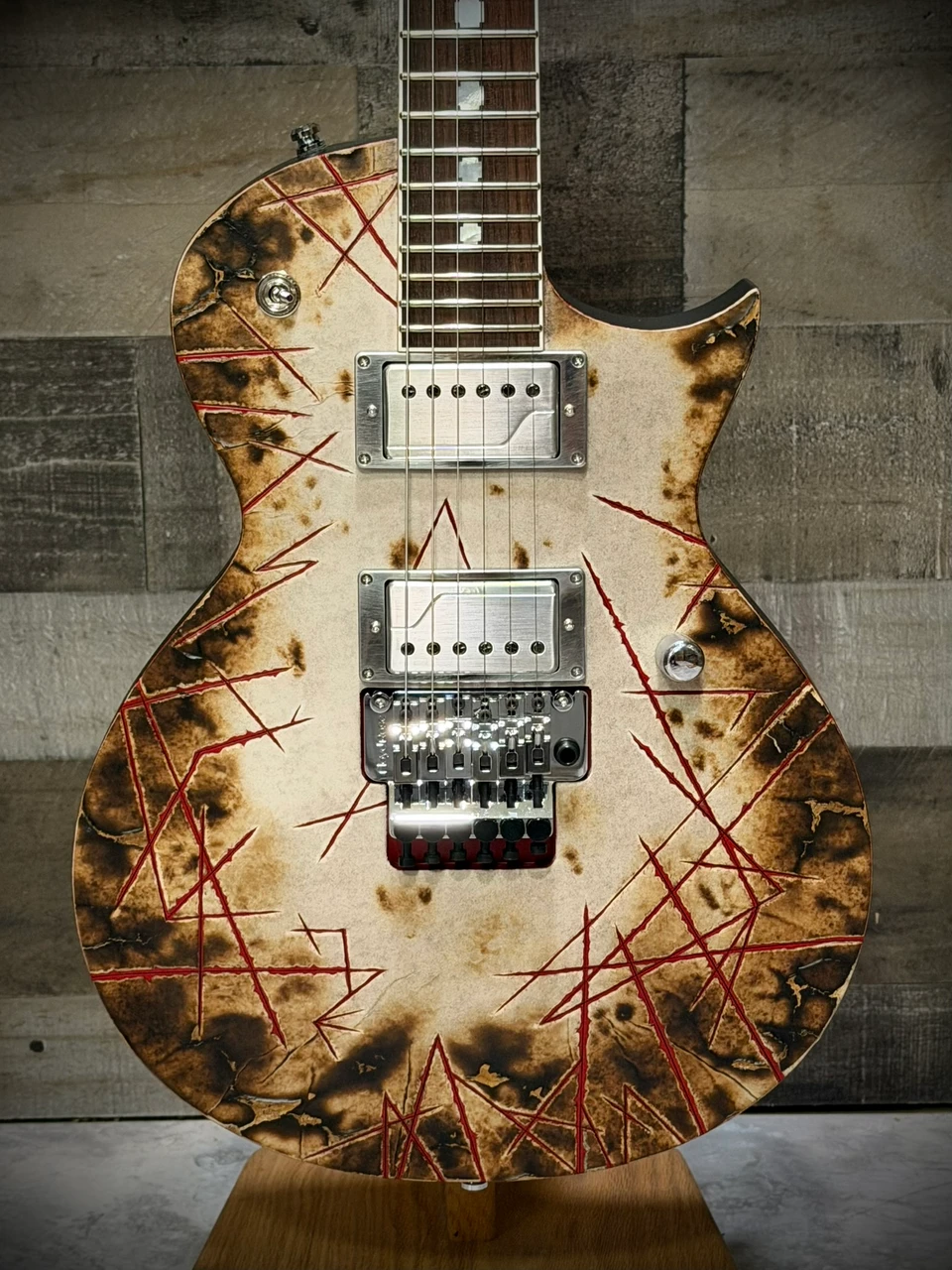 ESP RZK-II Richard ZK Electric Guitar - Burnt (ERZKIIF) | Musician Madness