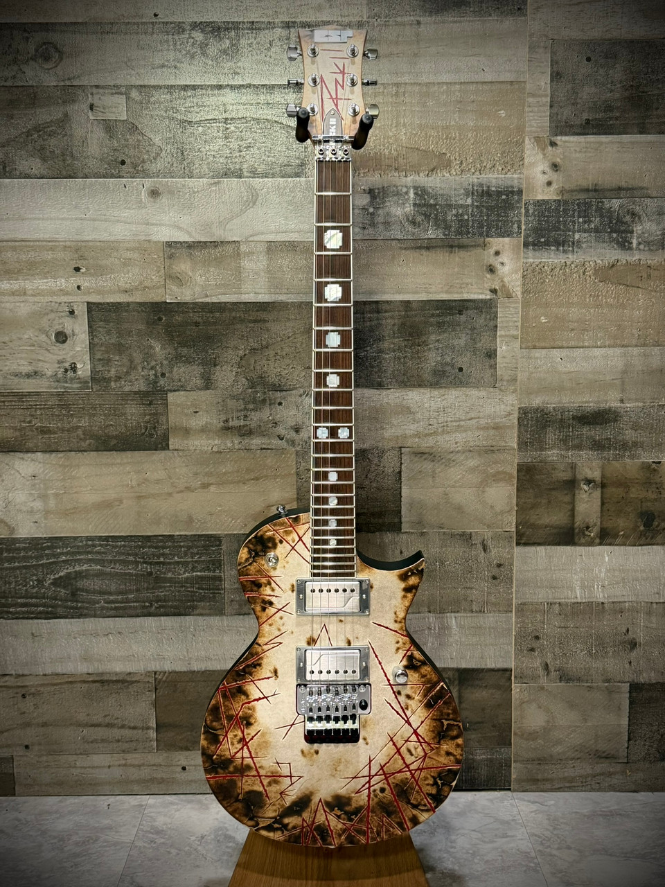 ESP RZK-II Richard ZK Electric Guitar - Burnt (ERZKIIF) | Musician