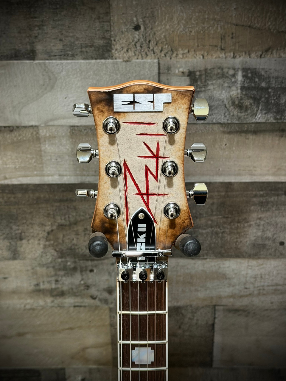 ESP RZK-II Richard ZK Electric Guitar - Burnt (ERZKIIF) | Musician Madness