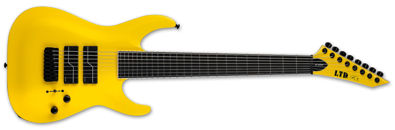 ESP LTD SC-608 Baritone - Yellow (LSC608BYELF1) | Musician Madness