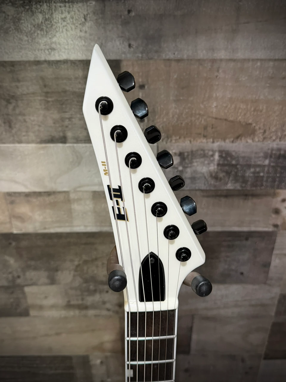 ESP E-II M-II 7B ET Electric Guitar - Pearl White with Case (EIIMII7BETPW) | Musician Madness