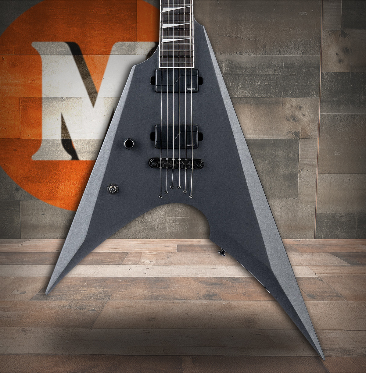 ESP LTD Arrow-1000NT - Charcoal Metallic Satin LH (LARROW1000NTCHMSLH)