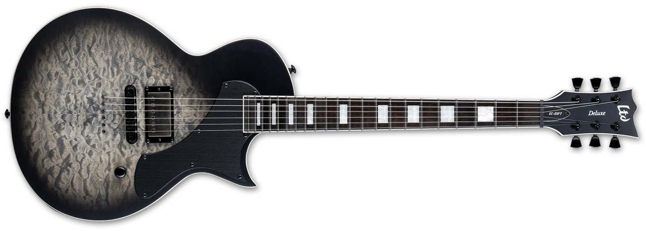 ESP LTD EC-01FT QM - Charcoal Burst Satin Teardrop (LEC01FTQMCHBS)