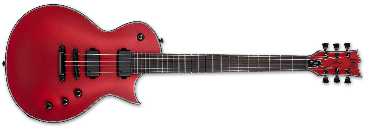 ESP LTD EC-1000 - Candy Apple Red Satin (LEC1000CARS) | Musician Madness