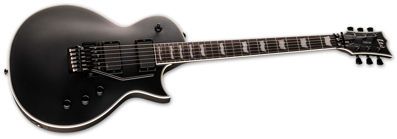 ESP LTD EC-1000 FR - Black Satin EMG (LEC1000FRBLKS) | Musician Madness