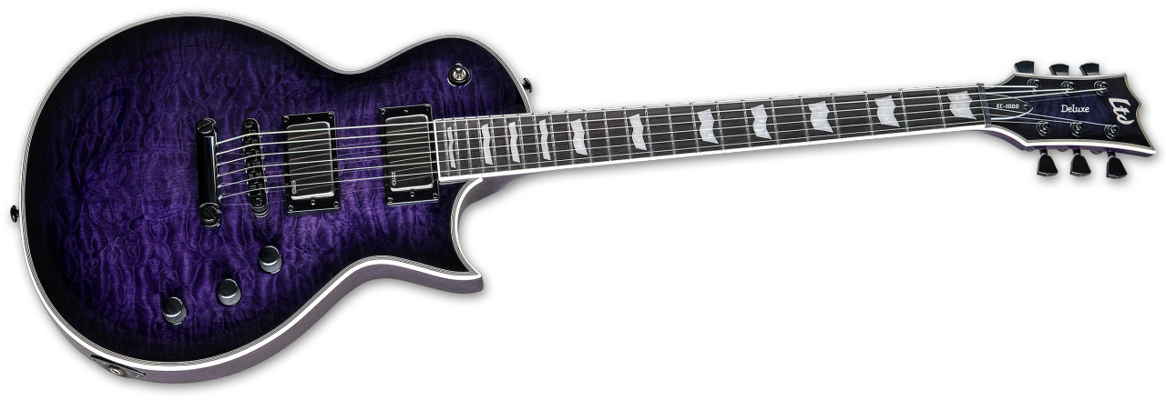 ESP LTD EC-1000 QM See Thru Purple SB (LEC1000QMSTPSB)