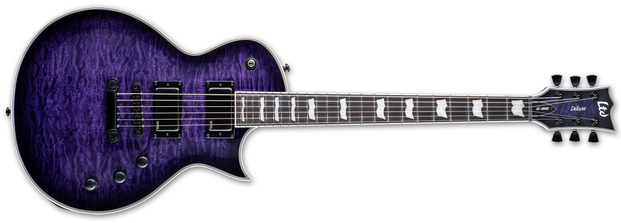 ESP LTD EC-1000 QM See Thru Purple SB (LEC1000QMSTPSB) | Musician Madness