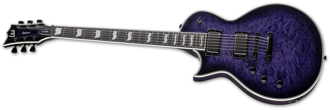 ESP LTD EC-1000 QM See Thru Purple SB LH (LEC1000QMSTPSBLH)