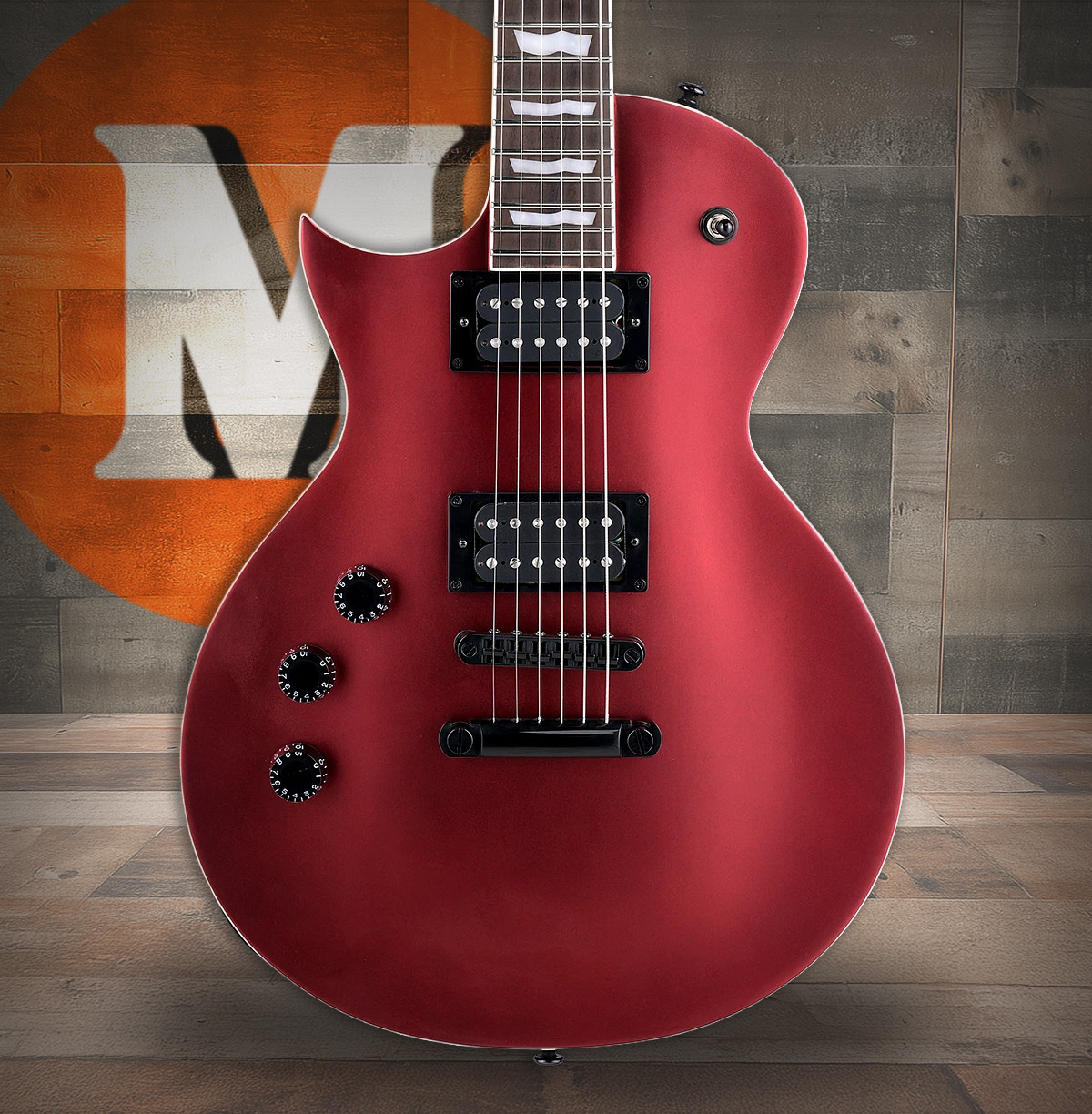 ESP LTD EC-256 - Candy Apple Red Satin LH (LEC256CARSLH) | Musician Madness