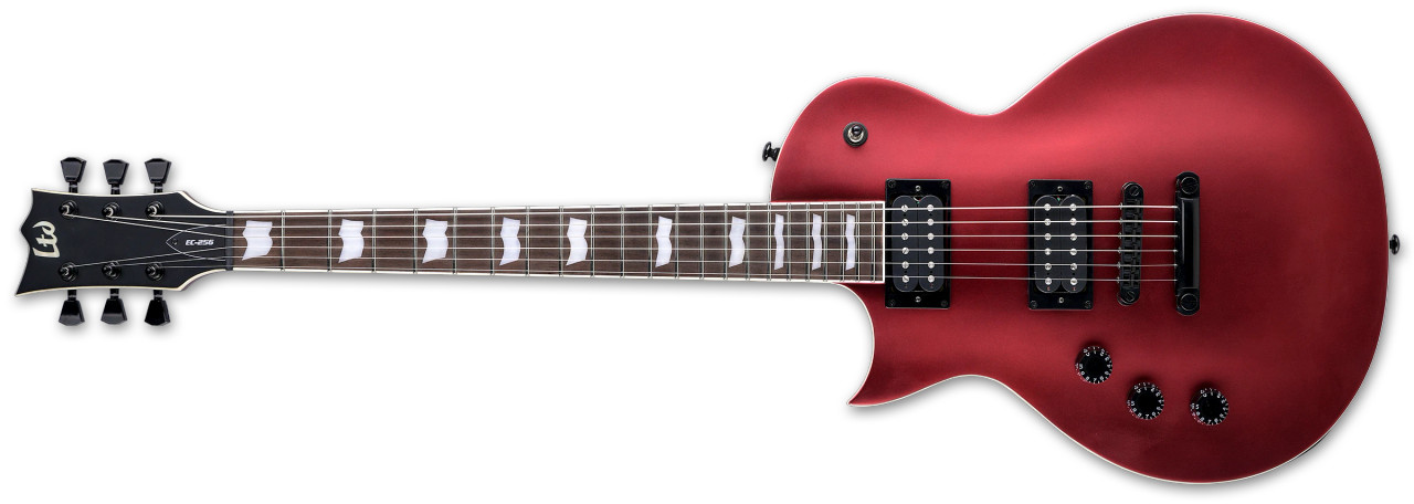 ESP LTD EC-256 - Candy Apple Red Satin LH (LEC256CARSLH) | Musician Madness