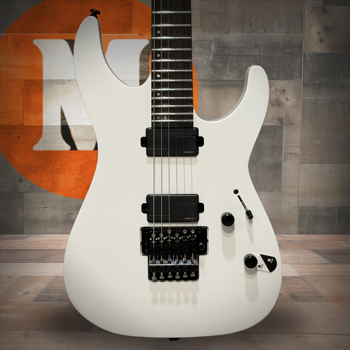 LTD M-1000 Electric Guitar - Snow White (LM1000SW) | Musician Madness