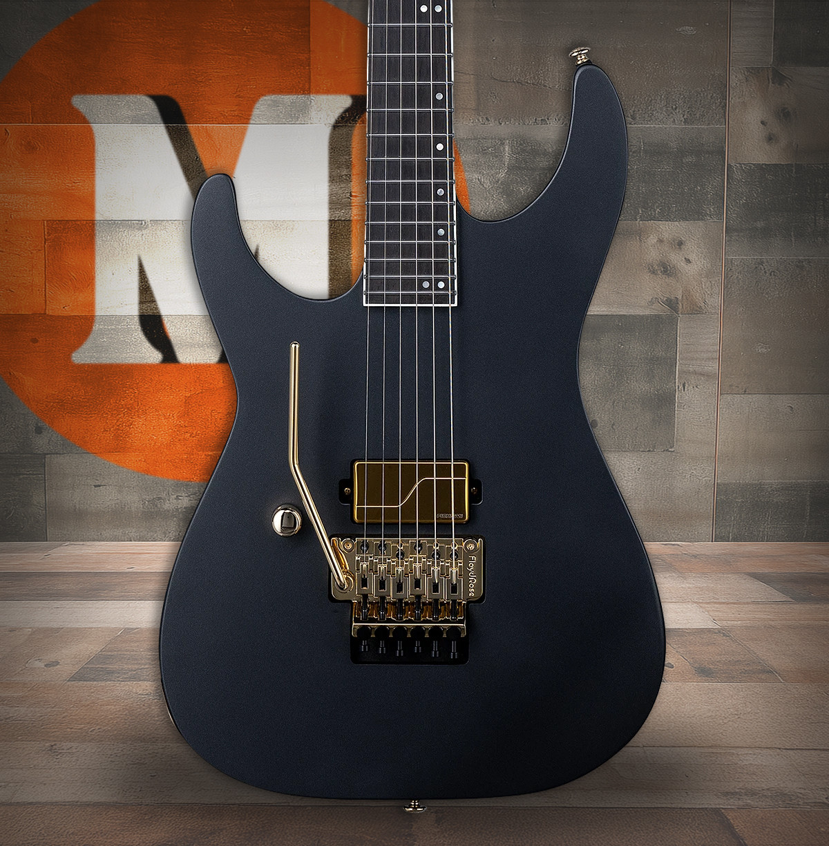 ESP LTD M-1001 - Charcoal Metallic Satin LH (LM1001CHMSLH) | Musician Madness