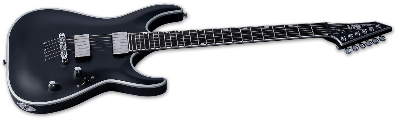 ESP LTD MH-1000NT Bold Binding - Black Statin (LMH1000NTBBBLKS) | Musician Madness