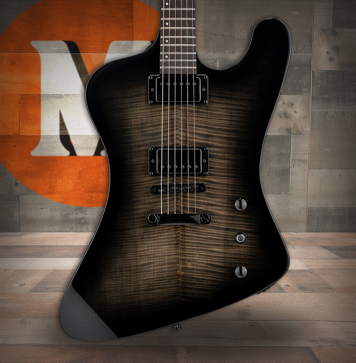 ESP LTD Phx-200Dx Black Burst (LPHX200DXBLKB)