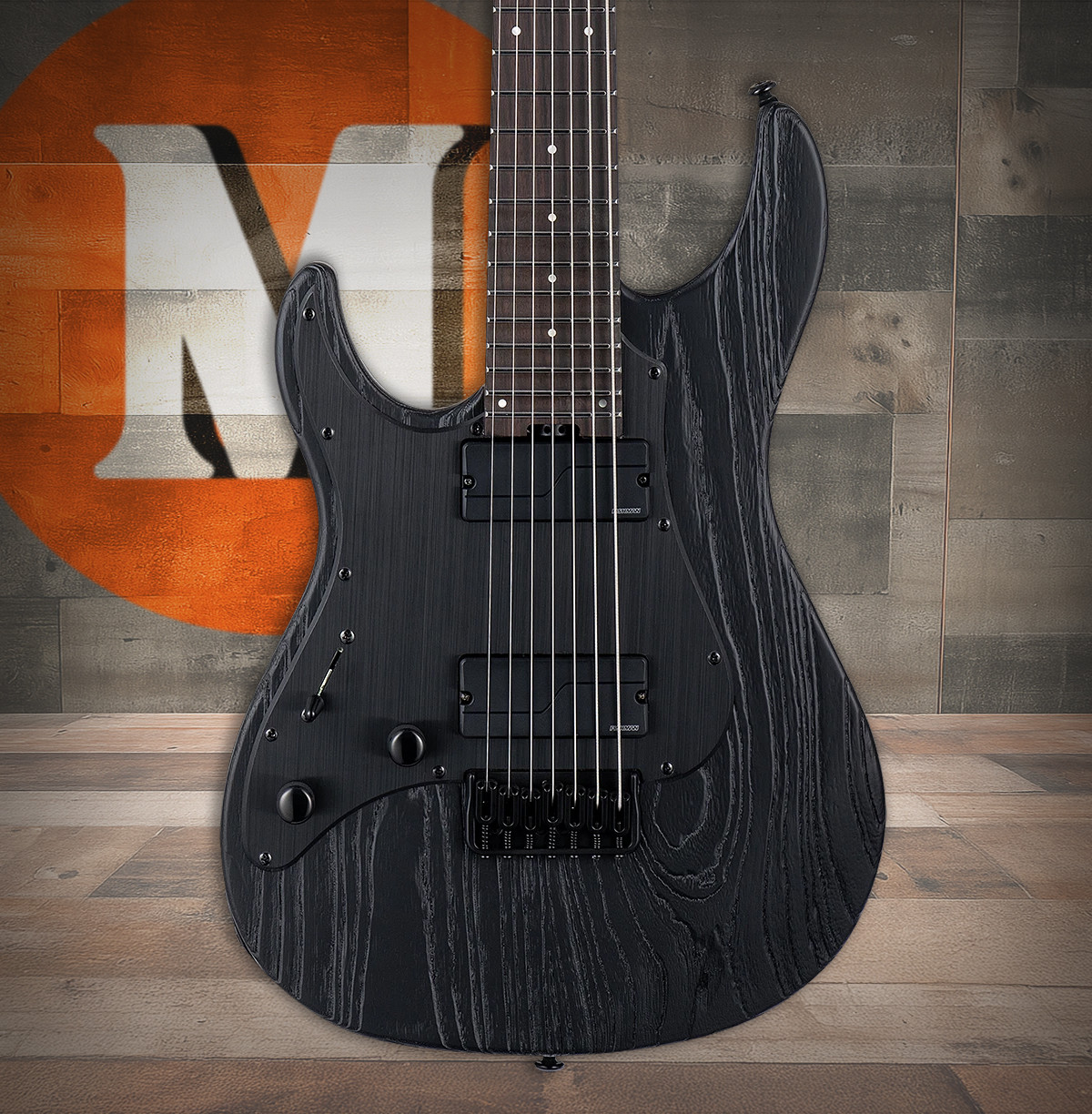 ESP LTD SN-1007 Baritone HT Blk Blast LH (LSN1007BHTBLKBLASTLH)