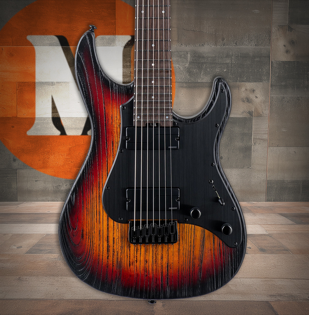 ESP LTD SN-1007 Baritone HT  Fireblast (LSN1007BHTFIREBLAST)