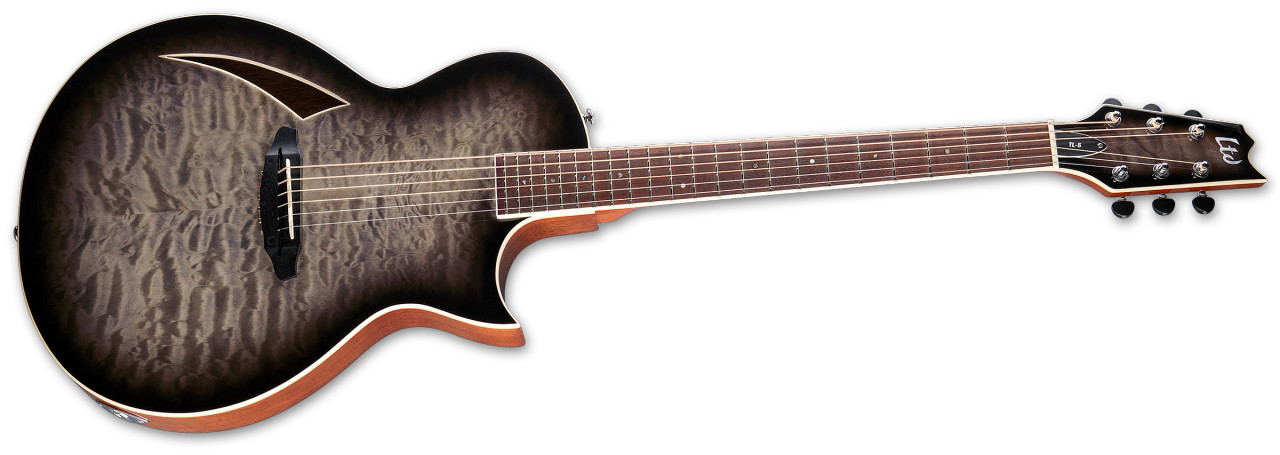 ESP LTD TL-6 QM Charcoal Burst (LTL6QMCHB) | Musician Madness