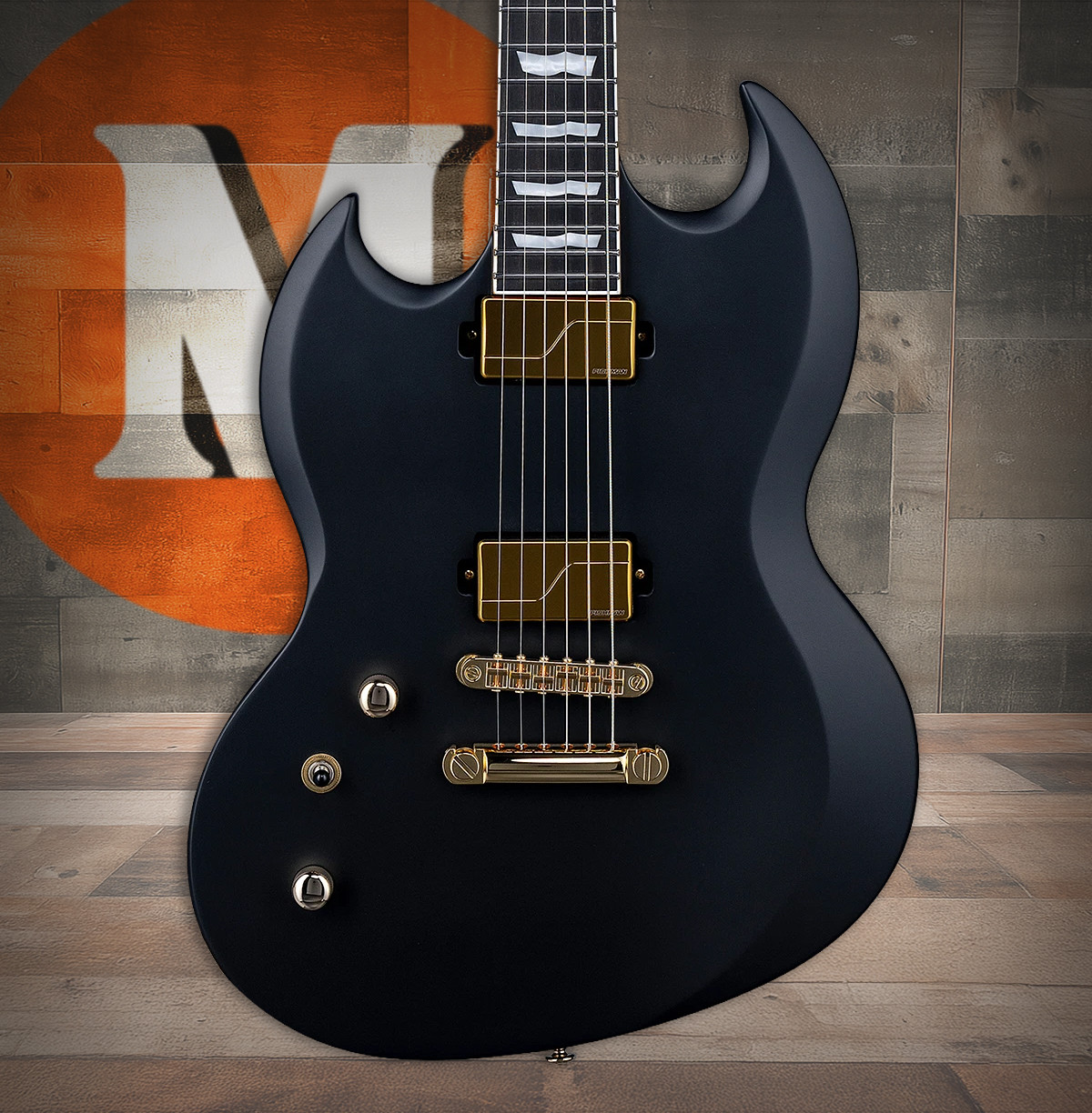 ESP LTD Viper-1000 Vintage Black LH (LVIPER1000VBLH)