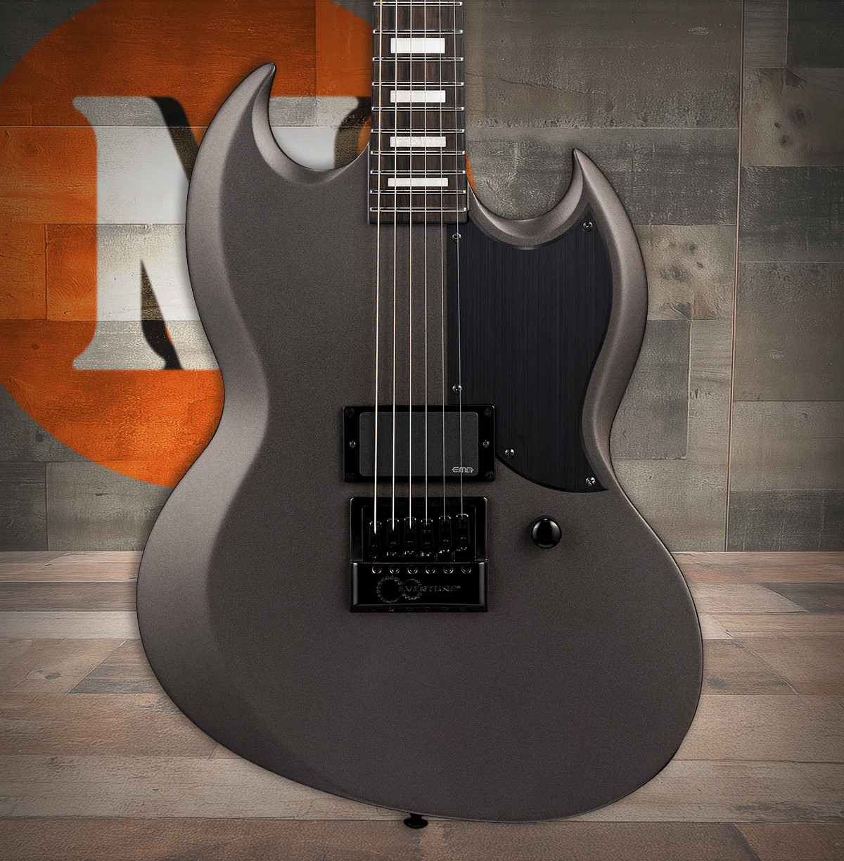 ESP LTD Viper-1001 Evertune Charcoal Metallic Satin (LVIPER1001ETCHMS) | Musician Madness