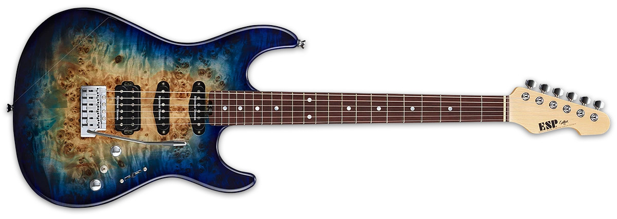 ESP SNAPPER-CTM - Nebula Blue Burst (ESNAPCTMPBHRNBLUB) | Musician Madness