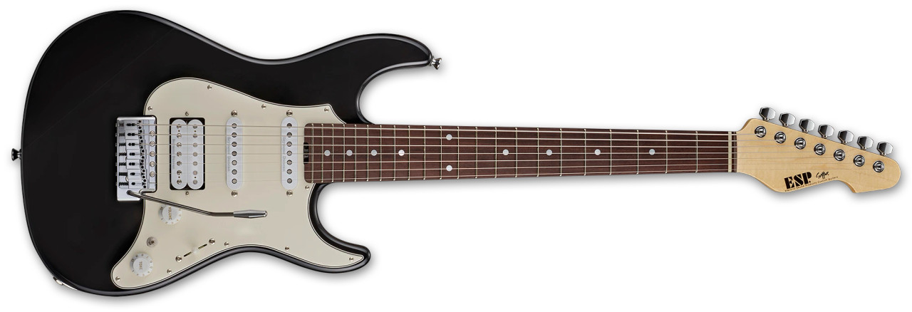 ESP SNAPPER-7 - Black (ESNAP7ALRBLK) | Musician Madness