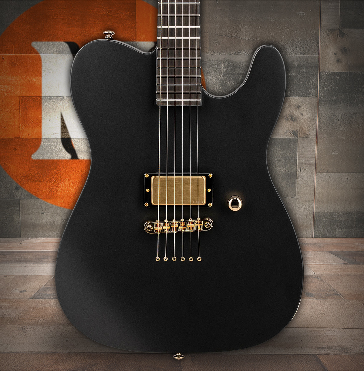 LTD Alan Ashby AA-1 - Black Satin (LAA1BLKS) | Musician Madness
