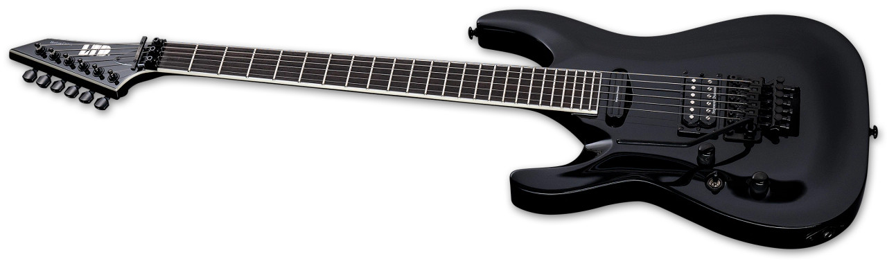 LTD Horizon Custom '87 - Black LH (LHORIZONCTM87BLKLH) | Musician Madness
