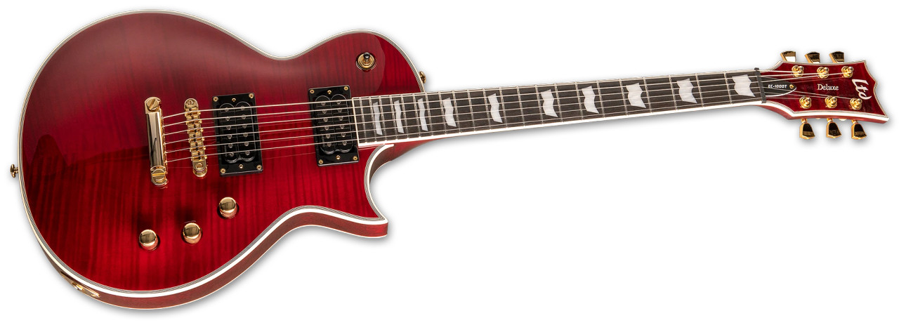 LTD EC-1000T CTM - See Thru Black Cherry (LEC1000TCTMFMSTBC)