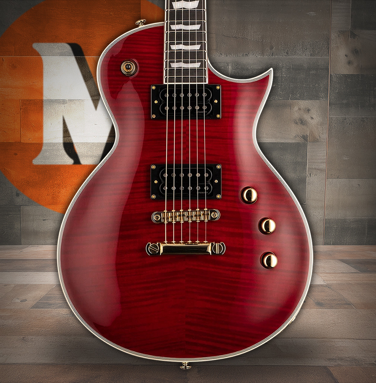 LTD EC-1000T CTM - See Thru Black Cherry (LEC1000TCTMFMSTBC)