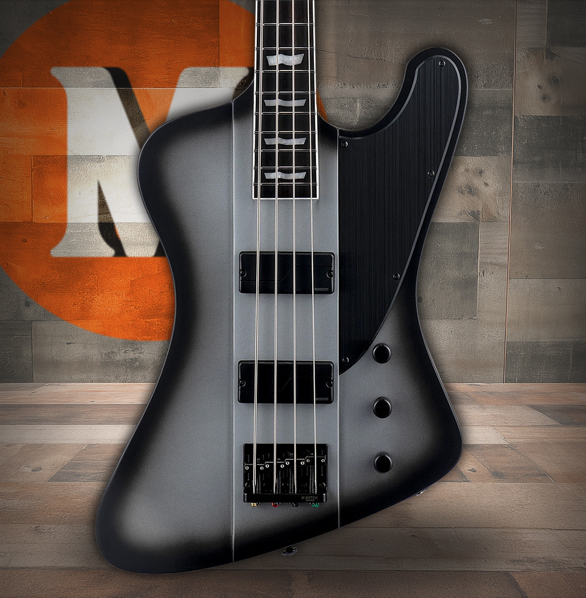 LTD PHOENIX-1004 - Silver Sunburst Satin (LPHX1004SSBS) | Musician Madness