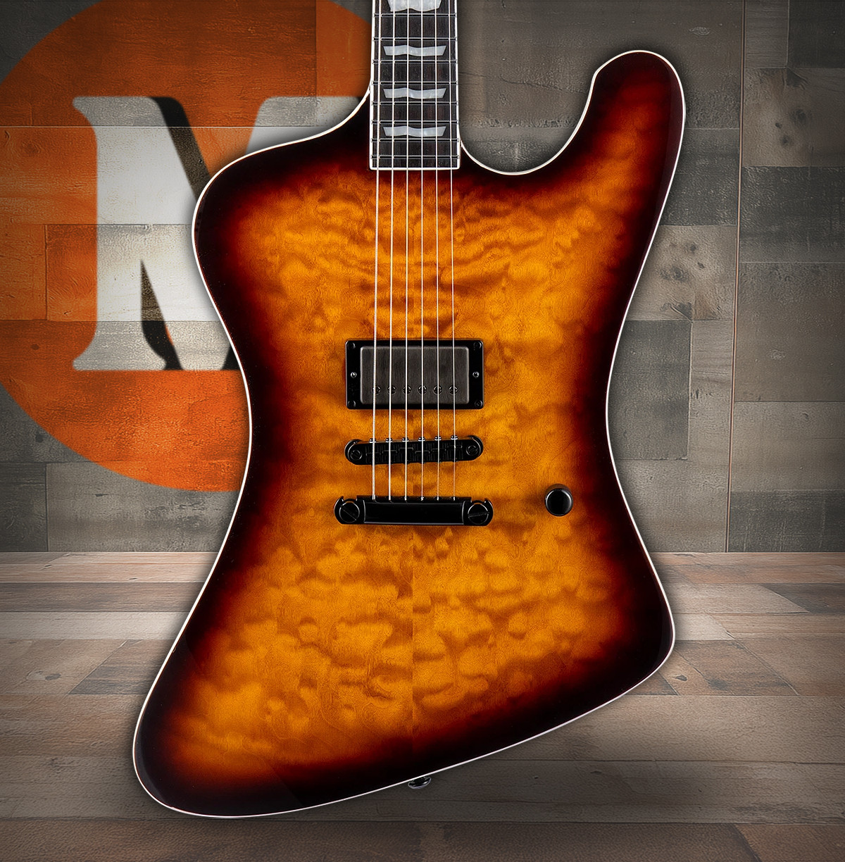 LTD PHOENIX-1001 - Tobacco Sunburst (LPHOENIX1001QMTSB)