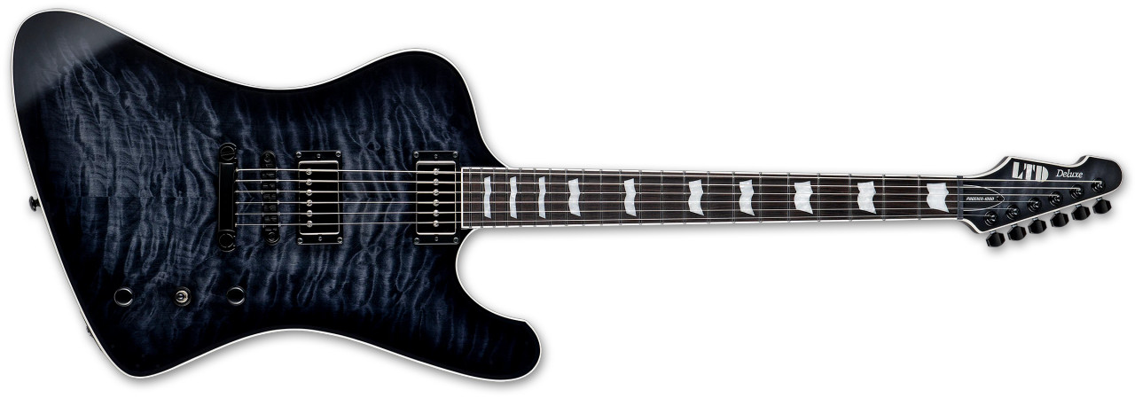 LTD PHOENIX-1000 QM - See Thru Black Sunburst (LPHX1000QMSTBLKSB)
