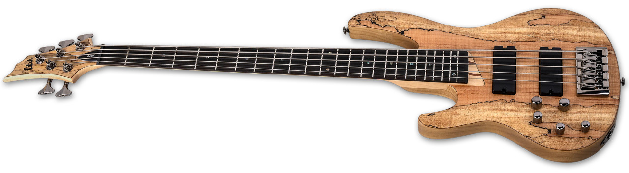 LTD B-205SM Spalted Maple - Natural Satin LH (LB205SMNSLH) | Musician Madness