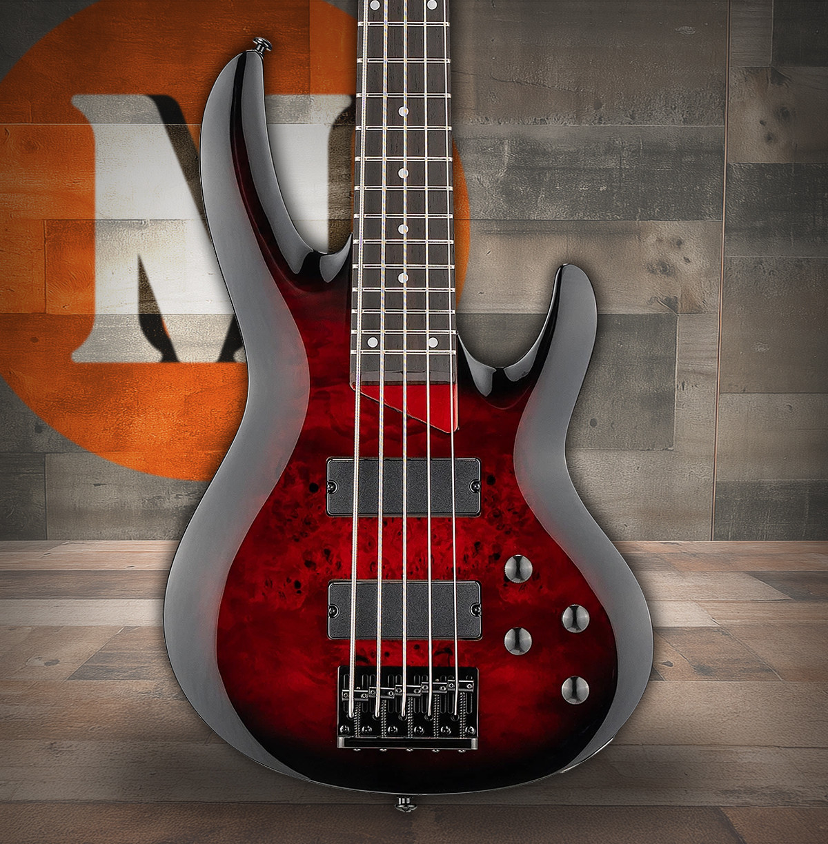 LTD B-205DX - Red Burst (LB205DXREDB) | Musician Madness