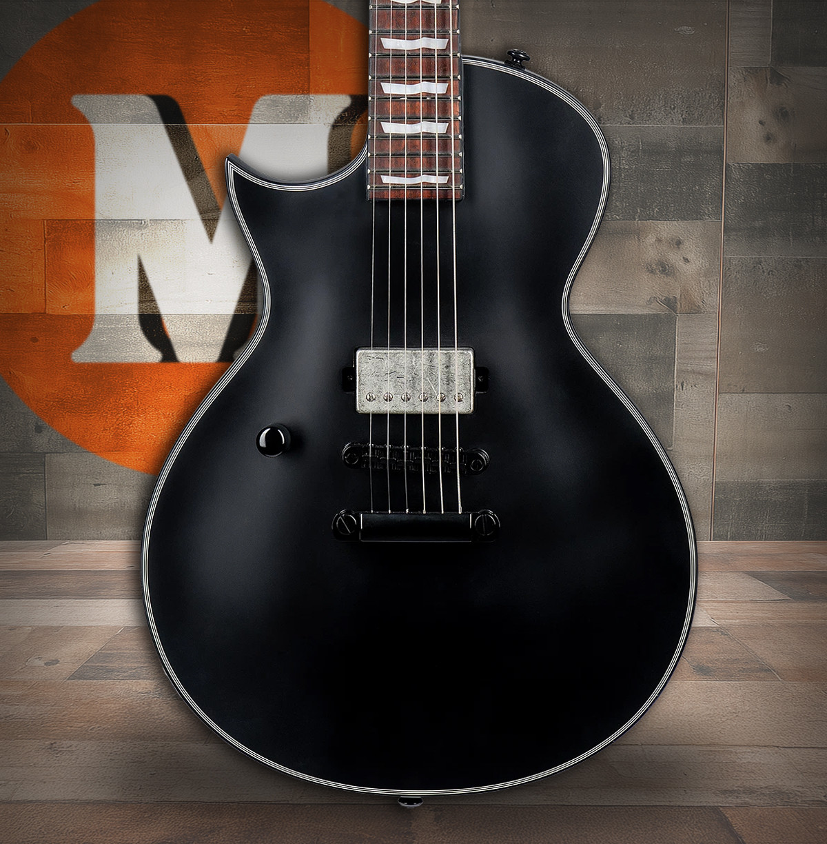 LTD EC-201 - Black Satin LH (LEC201BLKSLH)