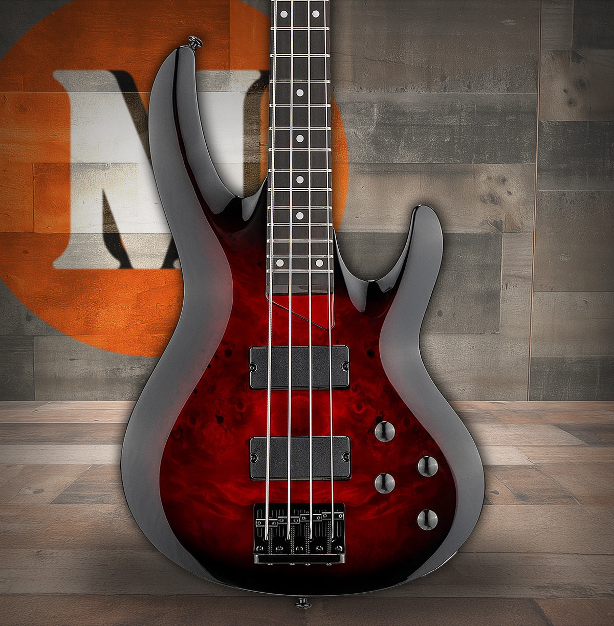 LTD B-204DX - Red Burst (LB204DXREDB) | Musician Madness