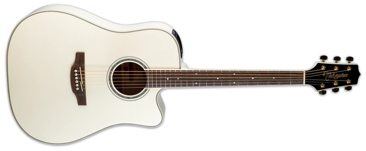 Takamine GD37CE - Gloss Pearl White (TAKGD37CEPW) | Musician Madness